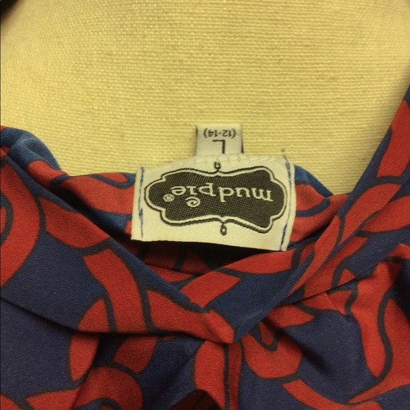 Mud Pie Ruffle Neck Dress - Picture 5 of 5